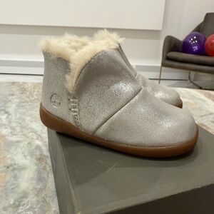 Timberland Silver Kids Slippers